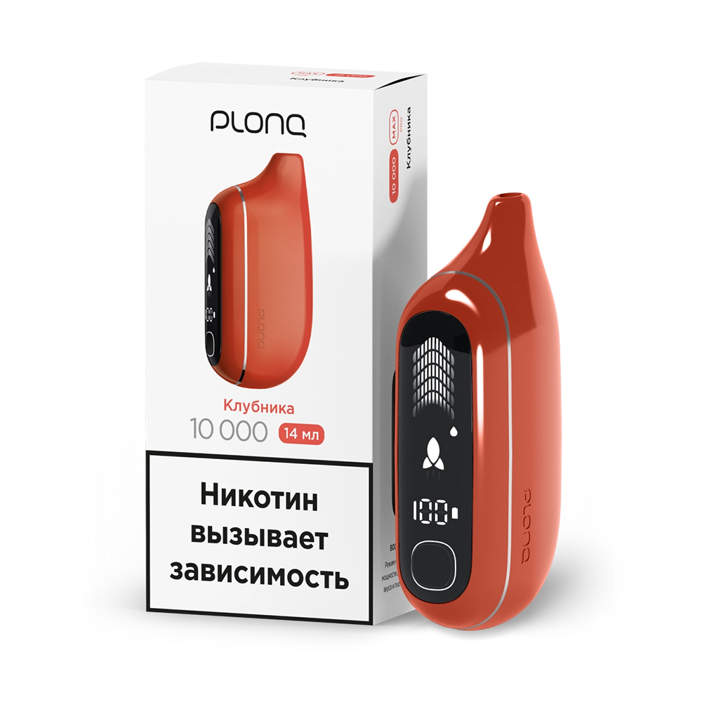Электронная сигарета Plonq Max Pro Клубника Электронная сигарета Plonq Max Pro Клубника