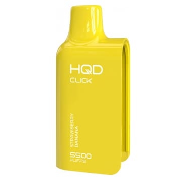 Электронная сигарета HQD CLICK pods Клубника Банан Электронная сигарета HQD CLICK pods Клубника Банан