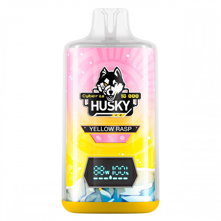 Электронная сигарета HUSKY Cyber Yellow Rasp Электронная сигарета HUSKY Cyber Yellow Rasp