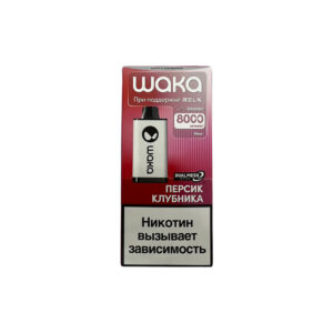 Электронная сигарета WAKA DM8000 Персик Клубника
