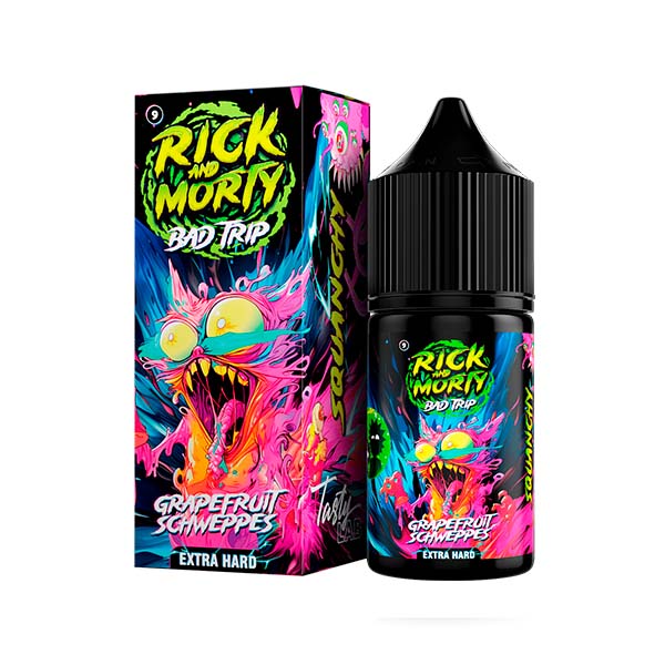 Жидкость Rick and Morty BAD TRIP Грейпфрутовый швепс Жидкость Rick and Morty BAD TRIP Грейпфрутовый швепс
