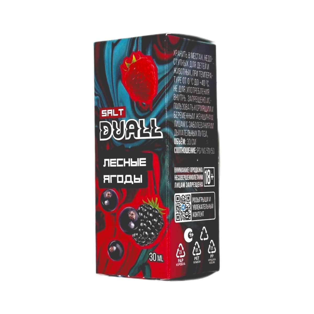 Жидкость DUALL Лесные ягоды Жидкость DUALL Лесные ягоды