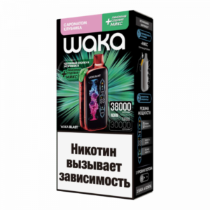 Электронная сигарета WAKA BLAST Клубника+ Лимонная содовая МИКС