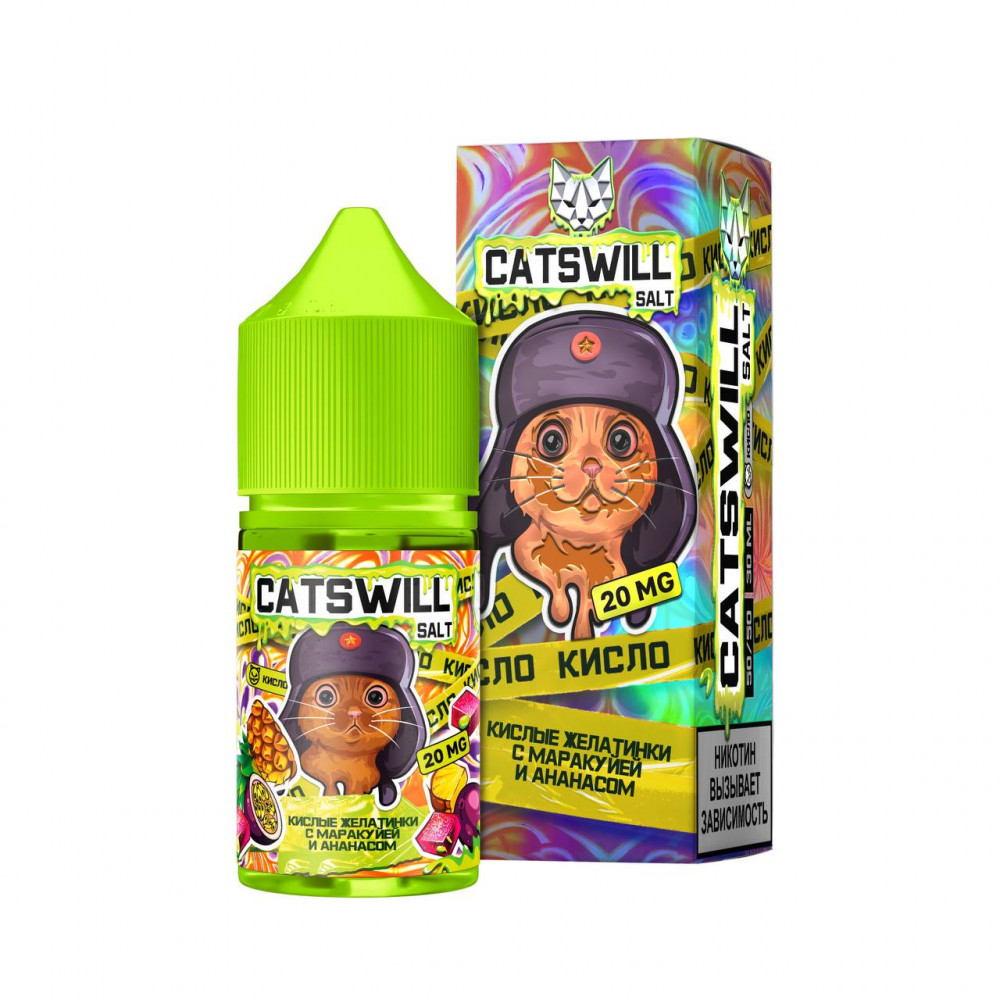 CATSWILL Кислые желатинки с маракуйей и ананасом CATSWILL Кислые желатинки с маракуйей и ананасом