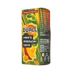Жидкость DUALL Манго Апельсин Мята