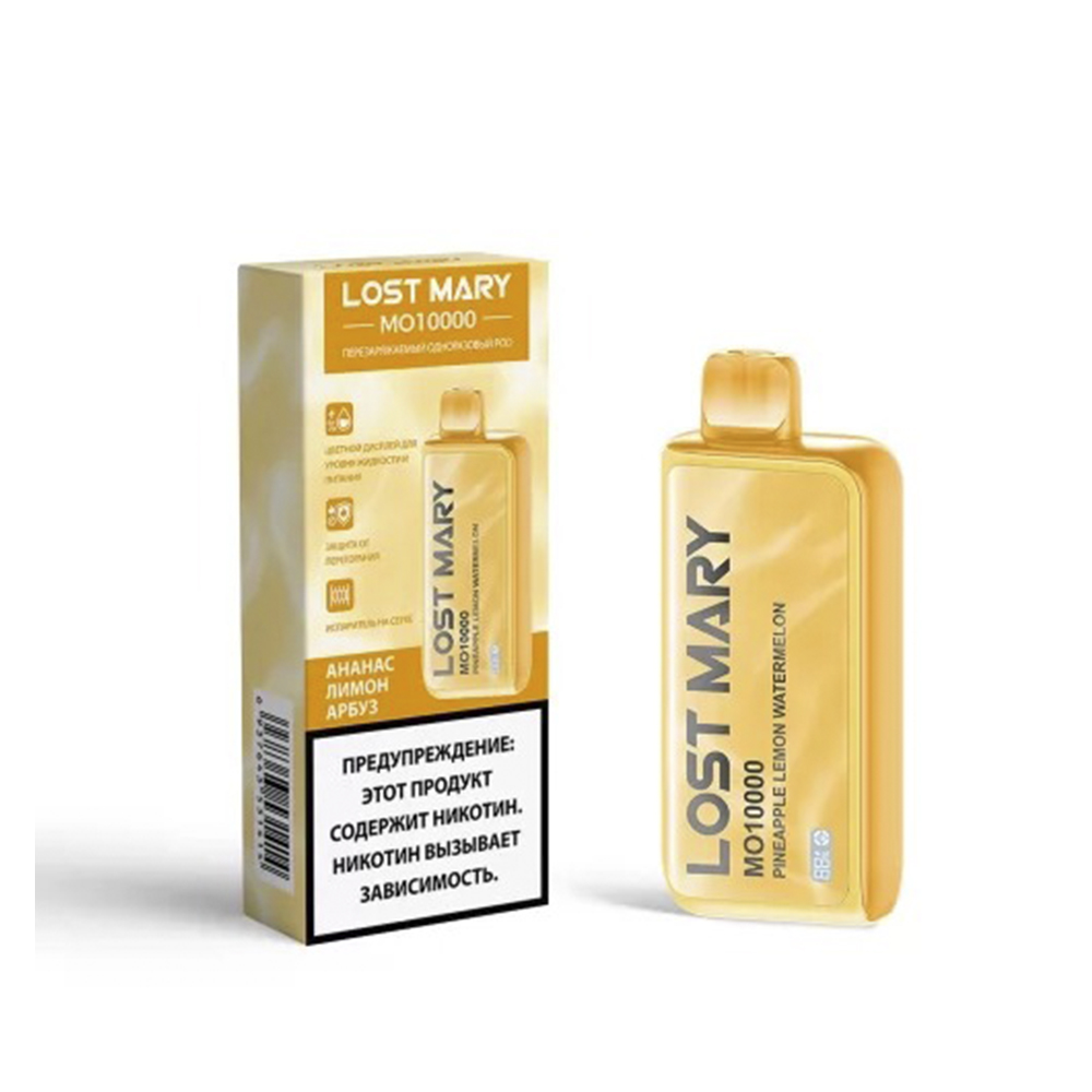 Электронная сигарета LOST MARY MO10000 Ананас Лимон Арбуз Электронная сигарета LOST MARY MO10000 Ананас Лимон Арбуз