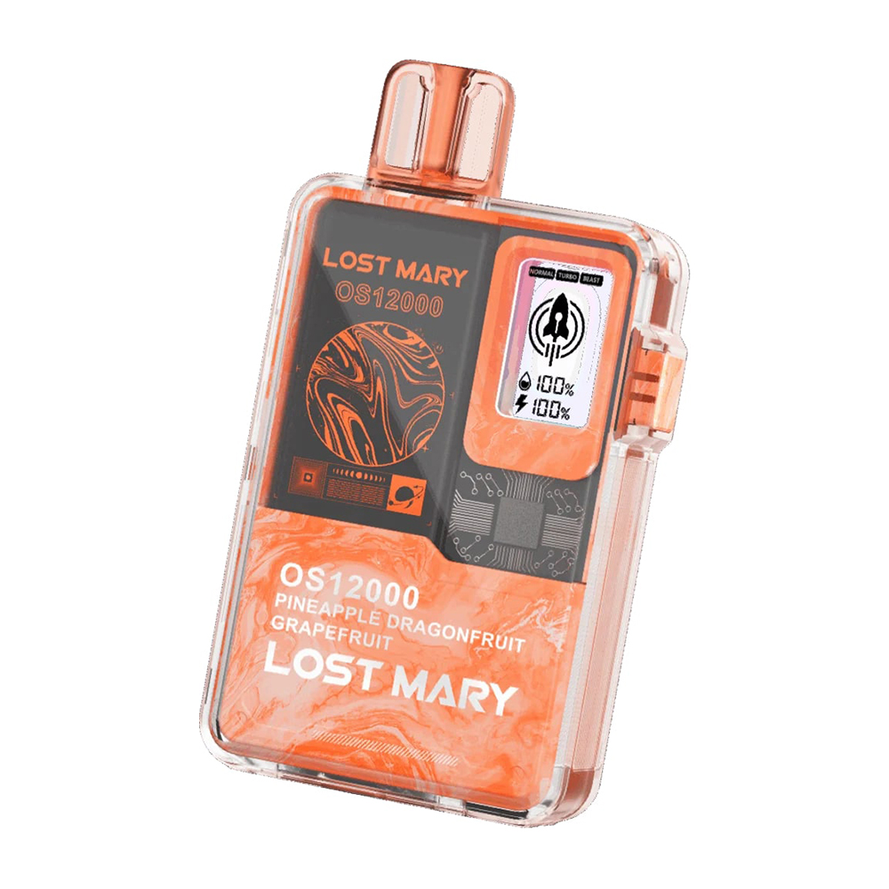 Электронная сигарета LOST MARY OS12000 Ананас Питайя Грейпфрут Электронная сигарета LOST MARY OS12000 Ананас Питайя Грейпфрут