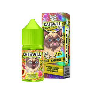 CATSWILL Кислые дольки с персиком и клубникой
