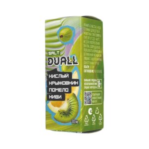 Жидкость DUALL Кислый крыжовник Помело Киви