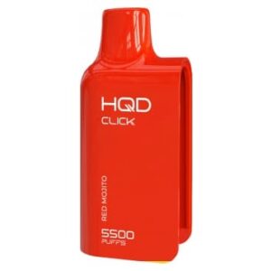 Электронная сигарета HQD CLICK pods Красный мохито