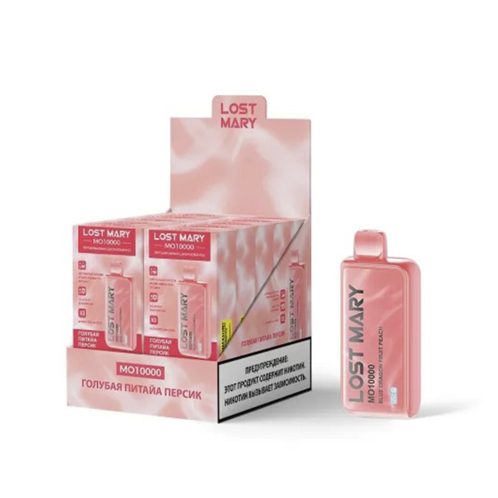 Электронная сигарета LOST MARY MO10000 Голубая Питайа Персик Электронная сигарета LOST MARY MO10000 Голубая Питайа Персик