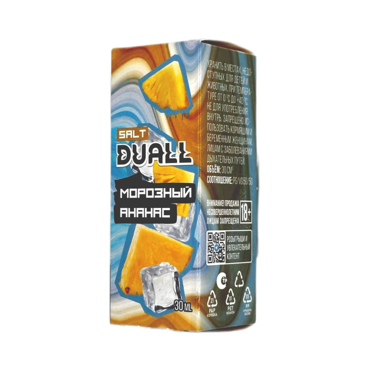 Жидкость DUALL Морозный ананас Жидкость DUALL Морозный ананас