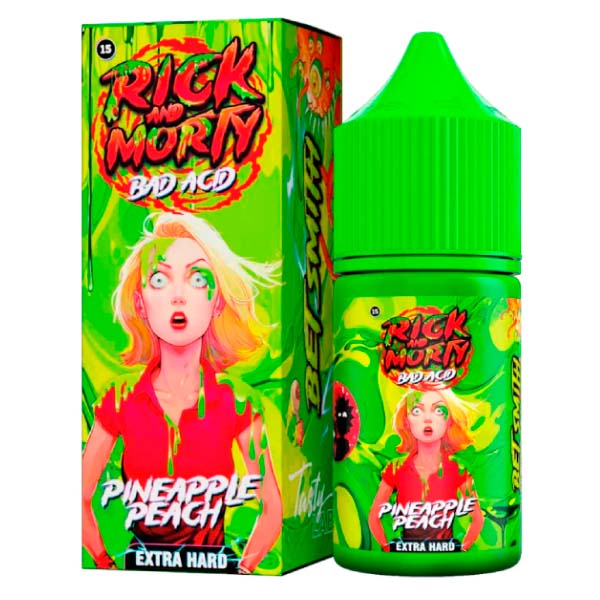 Жидкость Rick and Morty BAD ACID Ананас Персик Жидкость Rick and Morty BAD ACID Ананас Персик