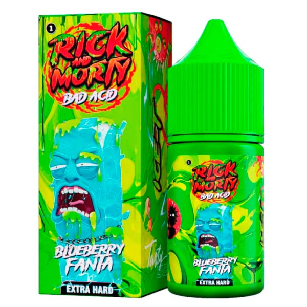 Жидкость Rick and Morty BAD ACID Черничная фанта Жидкость Rick and Morty BAD ACID Черничная фанта