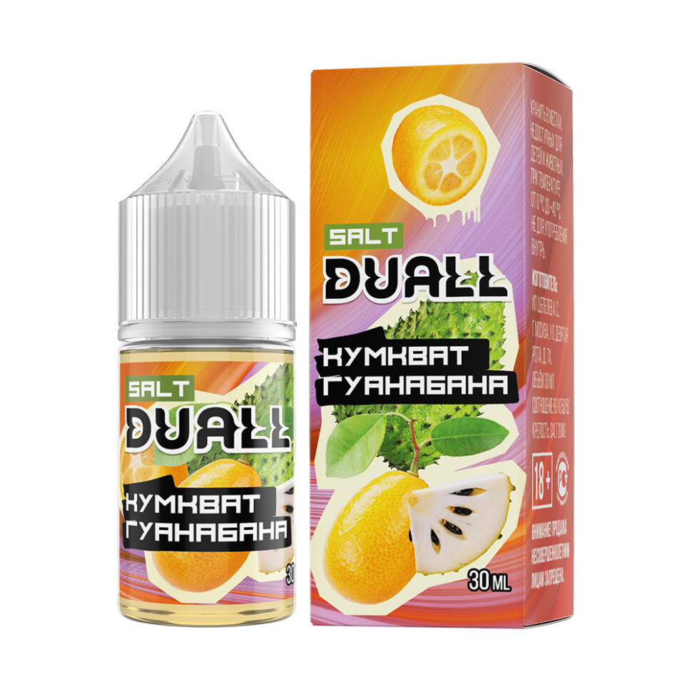 Жидкость DUALL Кумкват Гуанабана Жидкость DUALL Кумкват Гуанабана