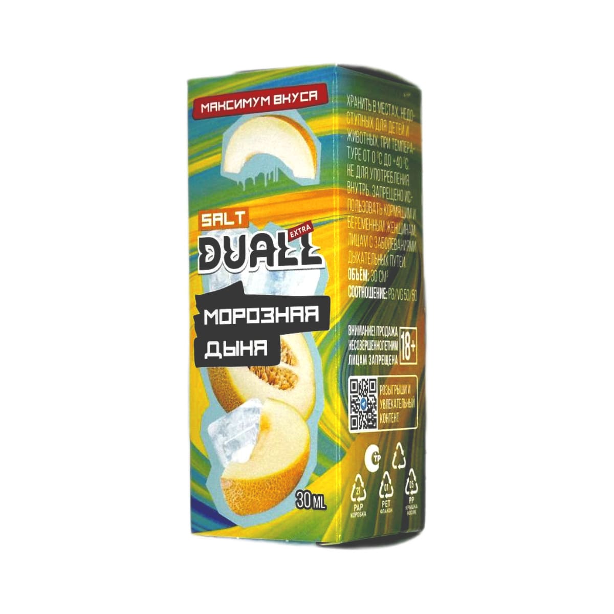 Жидкость DUALL Морозная дыня Жидкость DUALL Морозная дыня