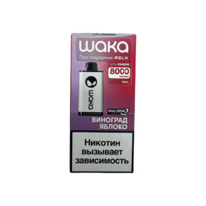 Электронная сигарета WAKA DM8000 Виноград Яблоко