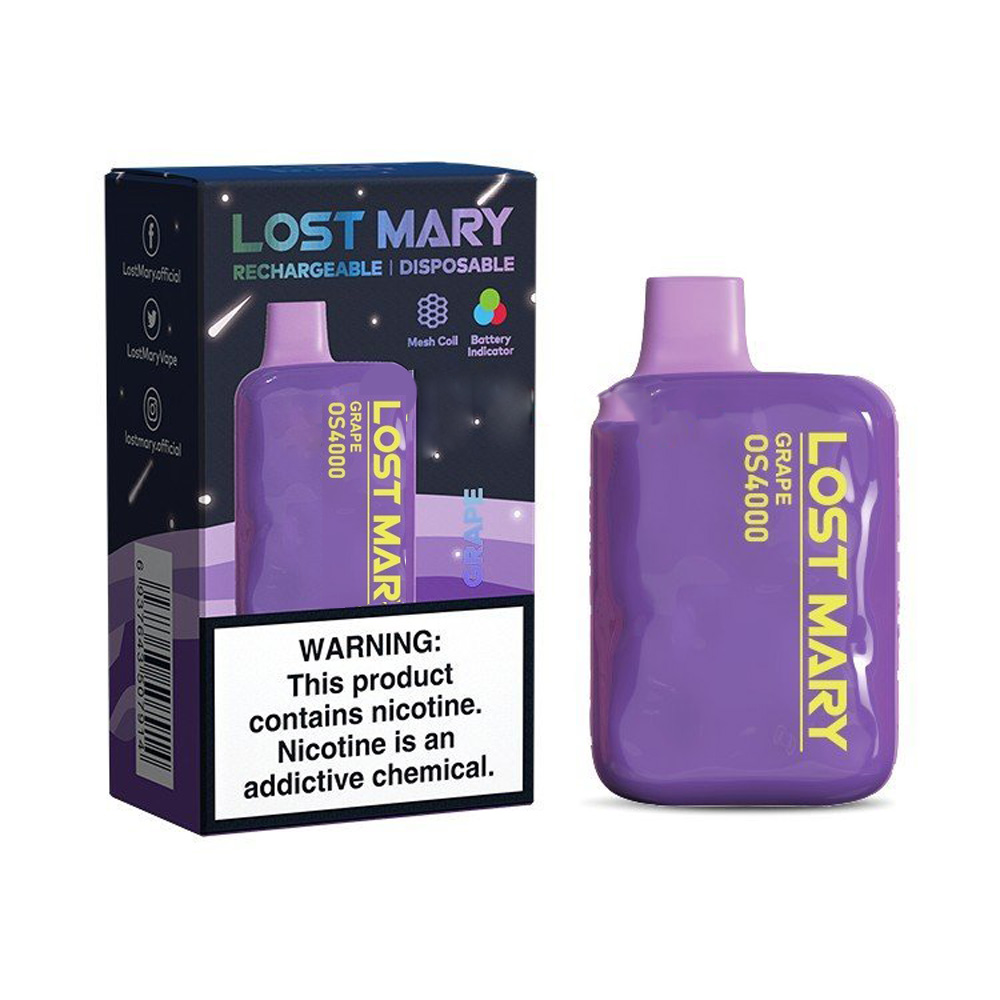 Электронная сигарета LOST MARY OS4000 Виноград Электронная сигарета LOST MARY OS4000 Виноград