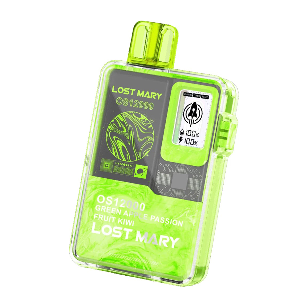 Электронная сигарета LOST MARY OS12000 Зеленое яблоко Маракуйя Киви Электронная сигарета LOST MARY OS12000 Зеленое яблоко Маракуйя Киви