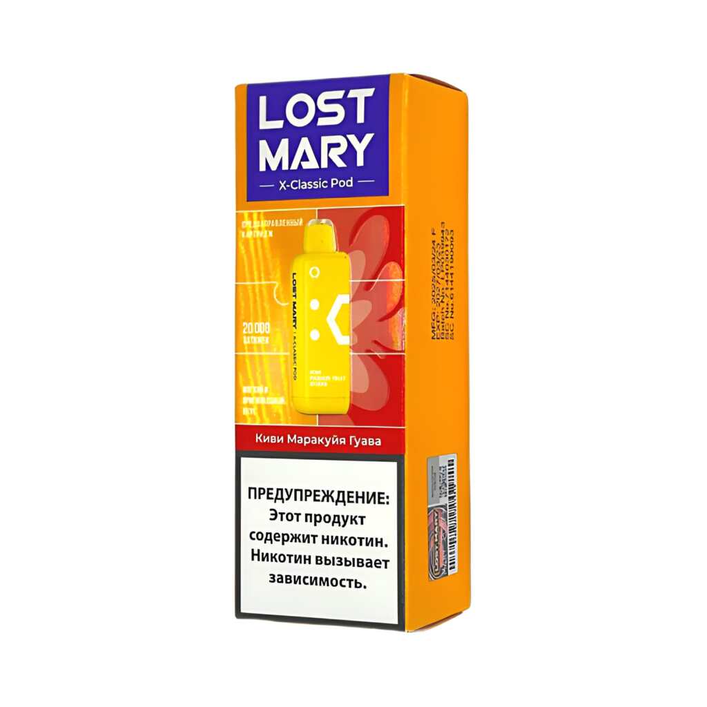 Картридж LOST MARY X-Link 20000 - Киви Маракуйя Гуава Картридж LOST MARY X-Link 20000 - Киви Маракуйя Гуава
