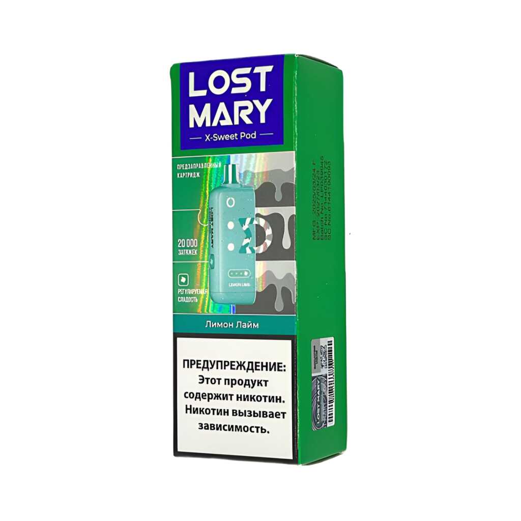 Картридж LOST MARY X-Link 20000 - Лимон Лайм Картридж LOST MARY X-Link 20000 - Лимон Лайм