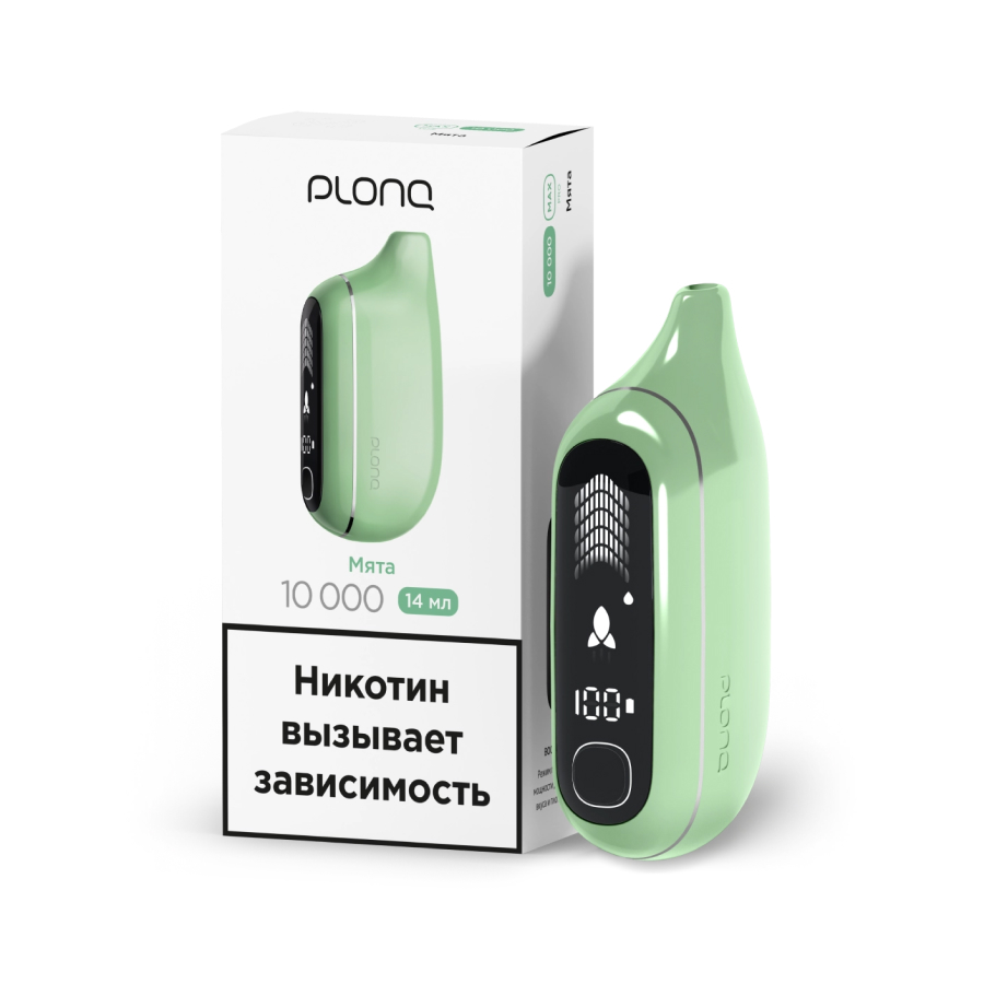 Электронная сигарета Plonq Max Pro Мята Электронная сигарета Plonq Max Pro Мята