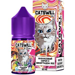Жидкость CATSWILL Ананасовый сироп с виноградом лёд