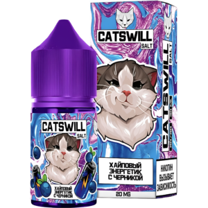 Жидкость CATSWILL Хайповый энергетик с черникой