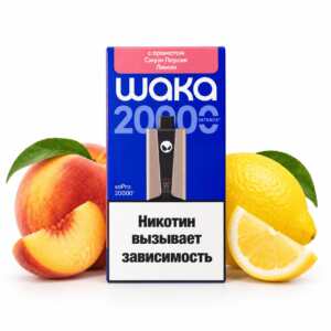 Электронная сигарета WAKA soPRO 20000 Смузи Персик Лимон