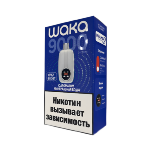 Электронная сигарета WAKA NOVO 9000 Минеральная вода