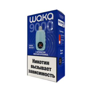 Электронная сигарета WAKA NOVO 9000 Вишня со льдом