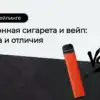 Разница вейпа и электронной сигареты