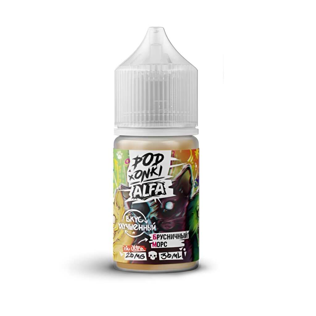 Жидкость PODONKI ALFA VAPE ULTRA 30 ml - Брусничный морс Жидкость PODONKI ALFA VAPE ULTRA 30 ml - Брусничный морс