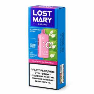 Картридж LOST MARY X-Link 20000 - Клубничное молоко