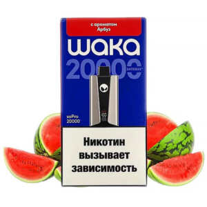 Электронная сигарета WAKA soPro 20000 EXTRA Арбузная жвачка